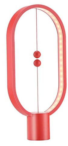 Homoyoyo Veilleuse de chevet lampe LED de dessin animé bougeoir bougie chauffe-plat lotus petite lampe de table lampe de nuit avec poignée lumière de la lumière LED rouge