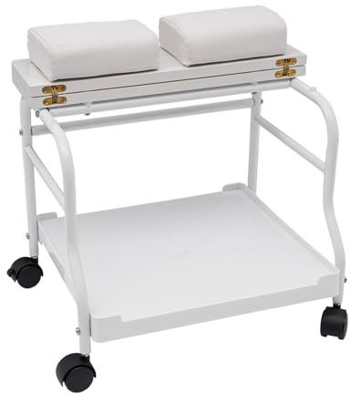 Kosmetikerwagen, Fußbadetrolley Salon Trolley mit Räder Fussbad Maniküre Möbel Trolley Tragbarer Kosmetiker-Wagen für Beauty Fußpflege Nagel Salon Spa