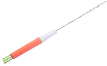 Straw Cleaner Brush, Nylon Drinking Straw Cleaner Brush, Straw Cleaning Brush Stainless Steel Pipe Tube Cleaner with Flexible Handle for Cups Bottles