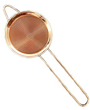 Schiumarola da Cucina in Acciaio Inossidabile Color Oro Rosa con Filtro Domestico - Un Versatile colino e Cucchiaio per scolapasta