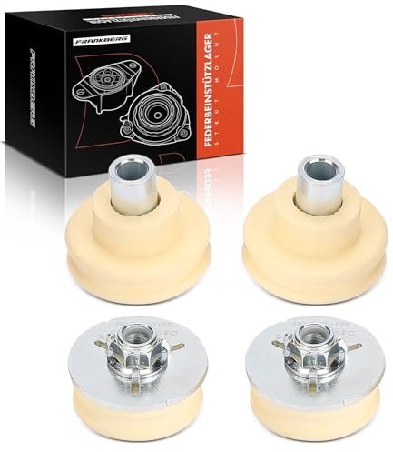 Frankberg 2x Strut Mount Rear Left Right Compatible with 1 Series E81 X1 E84 3 Series Touring E91 1 Series E87 1 Series Cabriolet E88 Replace# 33506771737