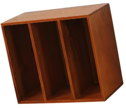sporful Buchhalter aus Holz, Aufbewahrungsregal, Zeitschriftensammler, Vintage-Design, handgefertigt für Schreibtisch, Büro, Arbeitszimmer
