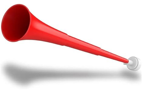 Kcfyygkm 1 st 61 cm (24 tum) hopfällbart stadionhorn, hög plast vuvuzela, hejtrumpet för fotbollsmatcher, bullertillverkare för examenssporter
