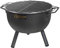 IMEX EL ZORRO 71426.0 Barbecue da Tavolo Rotondo con griglia zincata, Nero, 30 x 28 x 40 cm