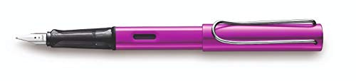 LAMY AL-STAR VIBRANT PINK Füllfederhalter – Limitierte Edition 2018 – Feder (F) – Lieferung mit einer radierbaren Lamy T10 blau Testpatrone – Made in Germany – Kollektion Alstar