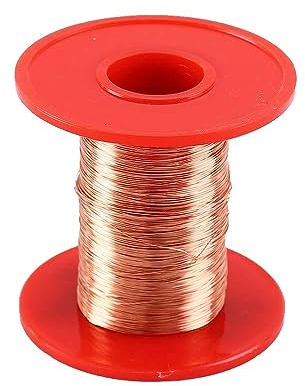Kupferdraht, 0,25mm x 210m Emaillierter Kupferlackdraht, 100 g Magnet Draht Magnetspule aus Polyurethan für Transformatordraht-Induktionsspule(Zufällige Walzenfarbe)