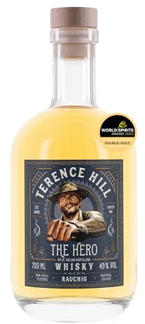 Terence Hill THE HERO Whisky Rauchig 49% Vol. 0,7l