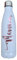 Edelstahlwasserflasche mit personalisiertem Namen (Mama Marmor & Rose Gold)