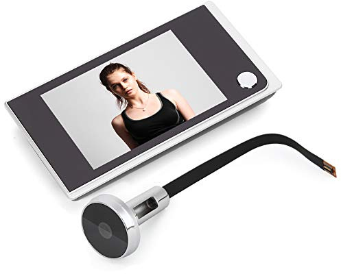 Fotocamera Elettronica Cat Eye, LCD Digitale 3,5 Visualizzatore Elettronico Cat Eye con Sicurezza a 120 Gradi