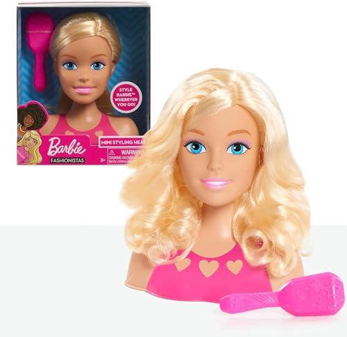 Barbie, Bar37 - Frisörhuvud, leksak för barn från 3 år