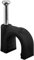 goobay 64682 Abrazadera de Cable, Negro, 9 Millimeter