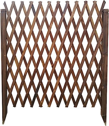 Fence Panels Lattice Wooden Fence Fence Garden Trellis Telescopic Wooden Garden Screen Fence Pet Fence Terrace Lawn Divider (Size : 70 * 200cm)