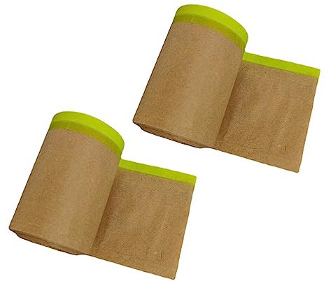 Mikikit 2rollen Abdeckpapier Zum Bemalen Für Auto Boden Möbel Bastelpapierrolle Abdeckband Polsterschutzpapier