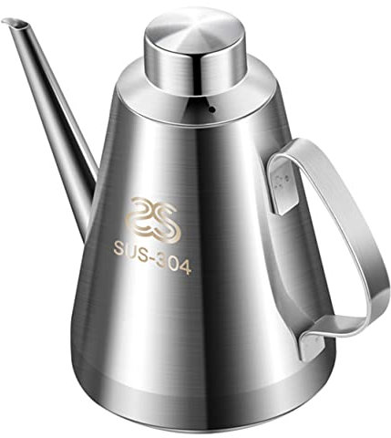 BEBEMOKO 18oz Dispensador De Inoxidable Con Filtro y Botella De y Condimentos Para Cocina