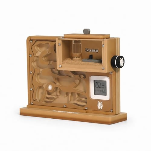 Antopia.Nests Strata Ant Farm Nest, Cave-Style Formicarium Habitat with Integrated Outworld, Moisture System and Digital Hygrometer for Ant Keeping