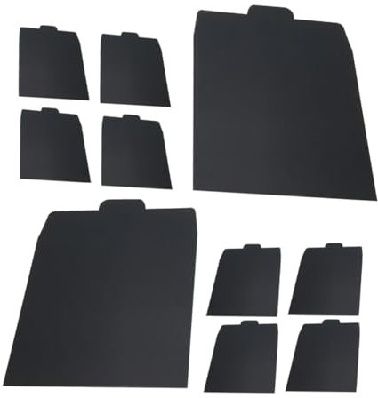 Gadpiparty 50pcs Black Paper Cd Envelopes Packing Bags, DVD Storage Sleeves, Invitation and Mailing Paper Sleeves for Card and File Organization