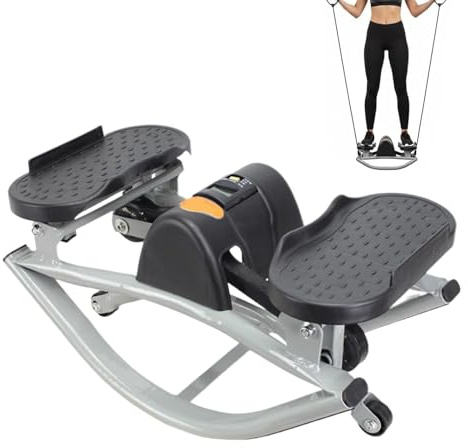 Máquina Rock Stepper De Lado A Lado - Entrenamiento Para Piernas, Glúteos Y Abdominales | Máquina De Entrenamiento Stepper De Fitness Con Lateral | para Casa Apartamento Dormitorio Oficina Gimnasio Pi