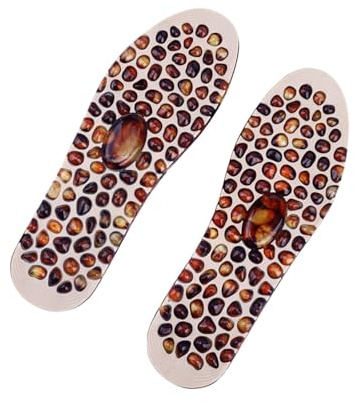 Acupressure Slimming Insoles, Magnetic Insoles for Weight Loss, Magnetic Insoles for Shoes, Unisex Acupressure Magnetic Massage Foot Therapy Reflexology Shoe Insoles (L 41-46)