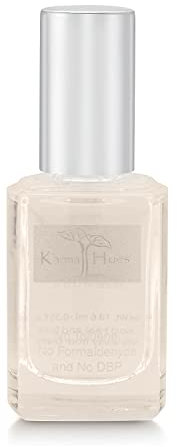 Karma Organic deep Nutrition Nail Strengthener for Thin Nails and Growth, Nail Ridge Filler Base Coat Polish, Nail Hardener Polish for Damaged Nails - Non-Toxic, Vegan, and Cruelty-Free (0.43 FL oz)