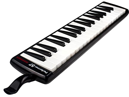 HOHNER Performer Melodica mit 37 Tasten und Tasche (S37) schwarz