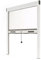 Store moustiquaire fenêtre alu recoupable (largeur x hauteur) -protection insecte ajustable (1250 mm x 1600 mm, Blanc)