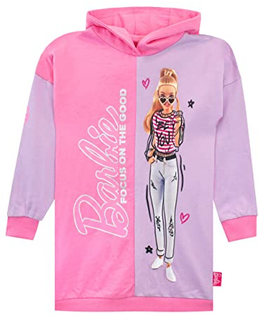 Barbie Vestito con Cappuccio per Ragazze Multicolore 9-10 Anni