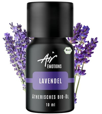 Air Creative® BIO Lavendelöl, Ätherisches Öl (Lebensmittelqualität, 100% Naturrein) - Echter Lavendel (Lavandula angustifolia)