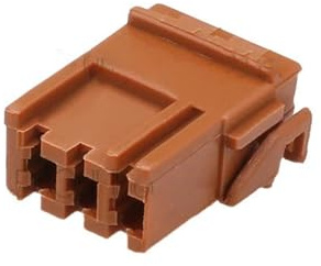 Yige Store Connecteurs électriques de voiture, 1 à 50 jeux de 3 broches, 4.8mm, 1-144835-3 ampères, prise de câblage Fit Compatible B:/W A-di TO/Y;TA Ni;s/an et autres ( Color : 3p female B , Size : 1