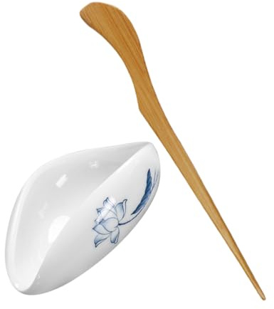 Gatuida Vintage Keramik Tee Gefäß 10X7.5X3Cm Teetablett Für Kaffeebohnen Und Teeblätter Vielseitiges Teezubehör Für Teezeremonien Und Haushalt