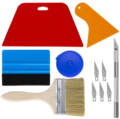 Wallpaper kit Wallpaper Tools Wallpaper Smoothing Tool Wallpaper Hanging kit Window Tint Kit for All Types of Wallpaper Car Vinyl Wrap Window Tint Glass Film