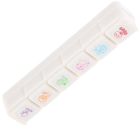 Lurrose Kunststoffstempel-set Stempel Kartengestaltung Stempel für Scrapbooking Jungen- und Mädchenfreundliche Abs-stempel
