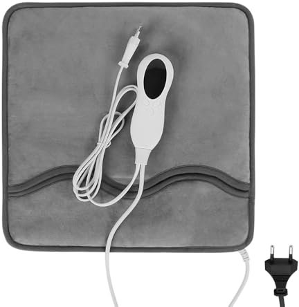 Scaldapiedi Elettrico, Scalda Piedi Riscaldamento con 10 Impostazioni di Temperatura, Termoforo Elettrici Tappetino per Letto, Ufficio, Sotto la Scrivania