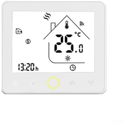 Termostat för smarta hem med för Tuya och för Zigbee-stöd och programmerbara inställningar för komfortkontroll (GC)