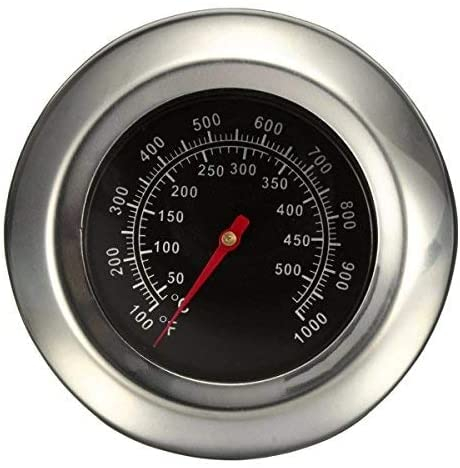 Itian Stainless Steel BBQ Grill Smoker Thermometer Gauge Barbecue Cooking Grill Tools