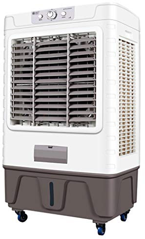 GXFC Enfriador de Aire evaporativo | Ventilador humidificador climatizador 3 en 1 | 10000m³ / H Volumen de Aire Grande | Tanque de Agua 50L | Oscilación Automática | para Uso Comercial o Industrial