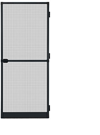 APANA - Fliegengitter Tür mit Alurahmen als Trittschutz - Insektenschutz Tür für Balkontür & Terrassentür - mit automatischem Türschließer & Magnetverschluss (Maßanfertigung bis 100x210cm | Anthrazit)