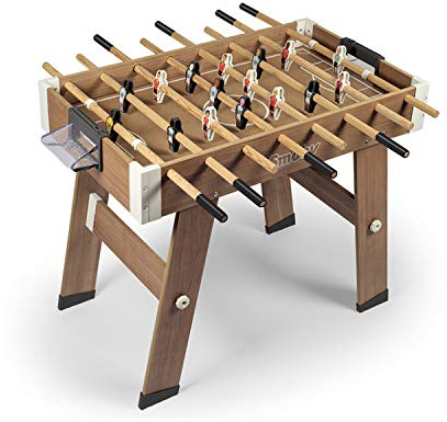 Smoby 620700 Baby-Foot Click and Goal Tischfußball, Holz