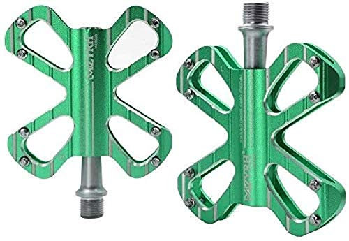 RONGJJ Fahrradpedal, Mountainbike-Pedal Lagernägel Aluminiumlegierungspedale Fahrrad Fahrrad Erhöhen Sie Die Reibung, Um Die Sicherheit des Fahrers Zu Gewährleisten (Farbe: G), G