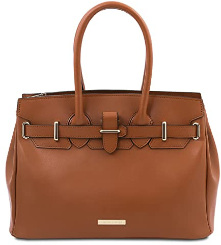 Tuscany Leather TL Bag Handtasche aus Leder (Cognac)