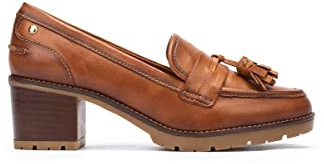 Pikolinos Zapatos tacón en Cuero LLANES para Mujer Color Brandy