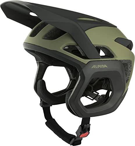 Alpina Unisex - Erwachsene, ROOTAGE EVO Fahrradhelm, Olive matt, 57-61 cm