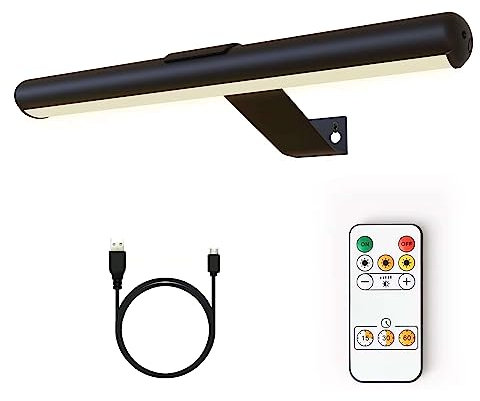 Rechargeable Picture Light for Art Painting with Remote Battery Operated,Painting Light 300LM Dimmable Timer, Art Display LED Picture Light for Paintings Posters Canvas Dartboard Gallery Full Metal