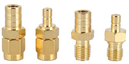 Autoradio DAB Antennenadapter: RF Konverter Set mit 4 Arten RF Adaptern (SMA auf SMB) für DAB Autoradio Antenne