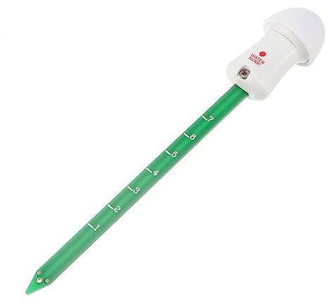 BESPORTBLE Bodenfeuchtigkeitsmesser mit LED Anzeige Bodenmessgerät für Garten Pilzförmiges Design Pp Abs Material Feuchtigkeitsmesser für Pflanzen und Bodenanalyse