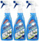 3x Detergente Spray, VETRI & MULTIUSO, Con Ammoniaca, Azione Sgrassante e Brillantezza Senza Aloni 650 ml