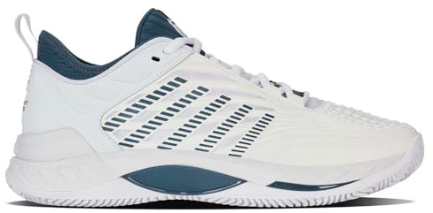 K-Swiss Herren Hypercourt Supreme 2 Tennis Shoe, White/Stargazer, 45 EU