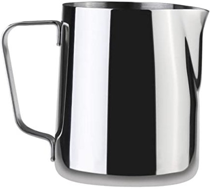 LIFKOME 1pezzi Tazza Latte Art in Acciaio Resistente Per Cappuccino e Caffè Contenitore Per Latte Facile Da Pulire e Durevole