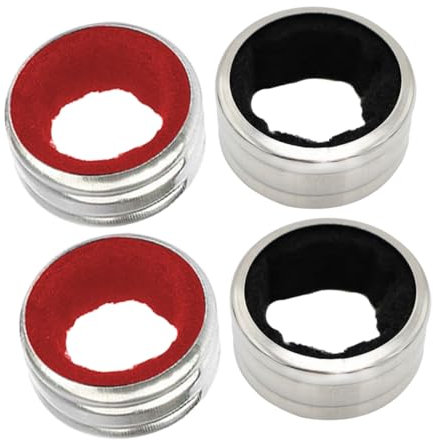 CIYODO 4pcs Stainless Steel Wine Bottle Collars Wine Drip Catcher Metal Ring Accessory for Parties