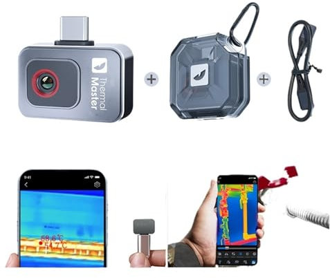 TIEOAXFT Il Calore Industriale 600℃ della termocamera con Zoom 15× rileva la termocamera Portatile 256 ×192