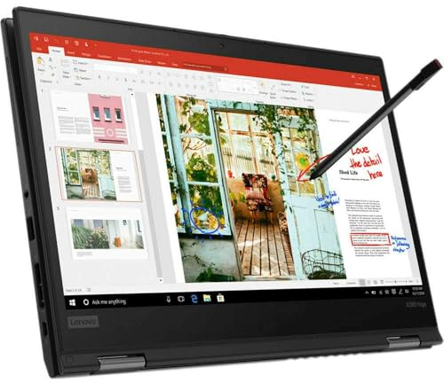 Lenovo Thinkpad X390 Yoga 2-in-1 Touchscreen Laptop, 13.3-Inch (1920 x 1080), Intel Core i5-8265U, 8GB RAM, 256GB SSD, Pen, QWERTY Keyboard, Windows 11 Pro (Renewed)